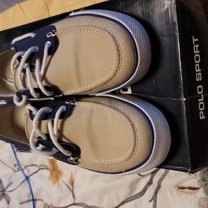 Polo sport boat shoe.